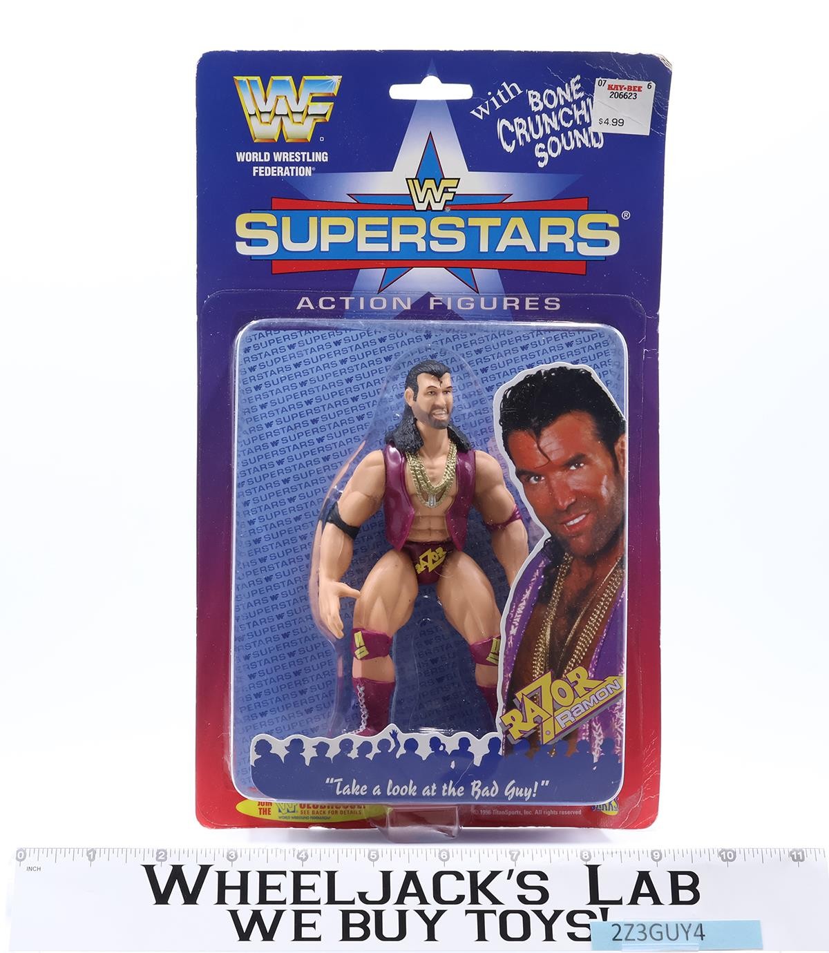 Razor Ramon WWF Wrestling Superstars 1996 Jakks Pacific Figure NEW SEALED