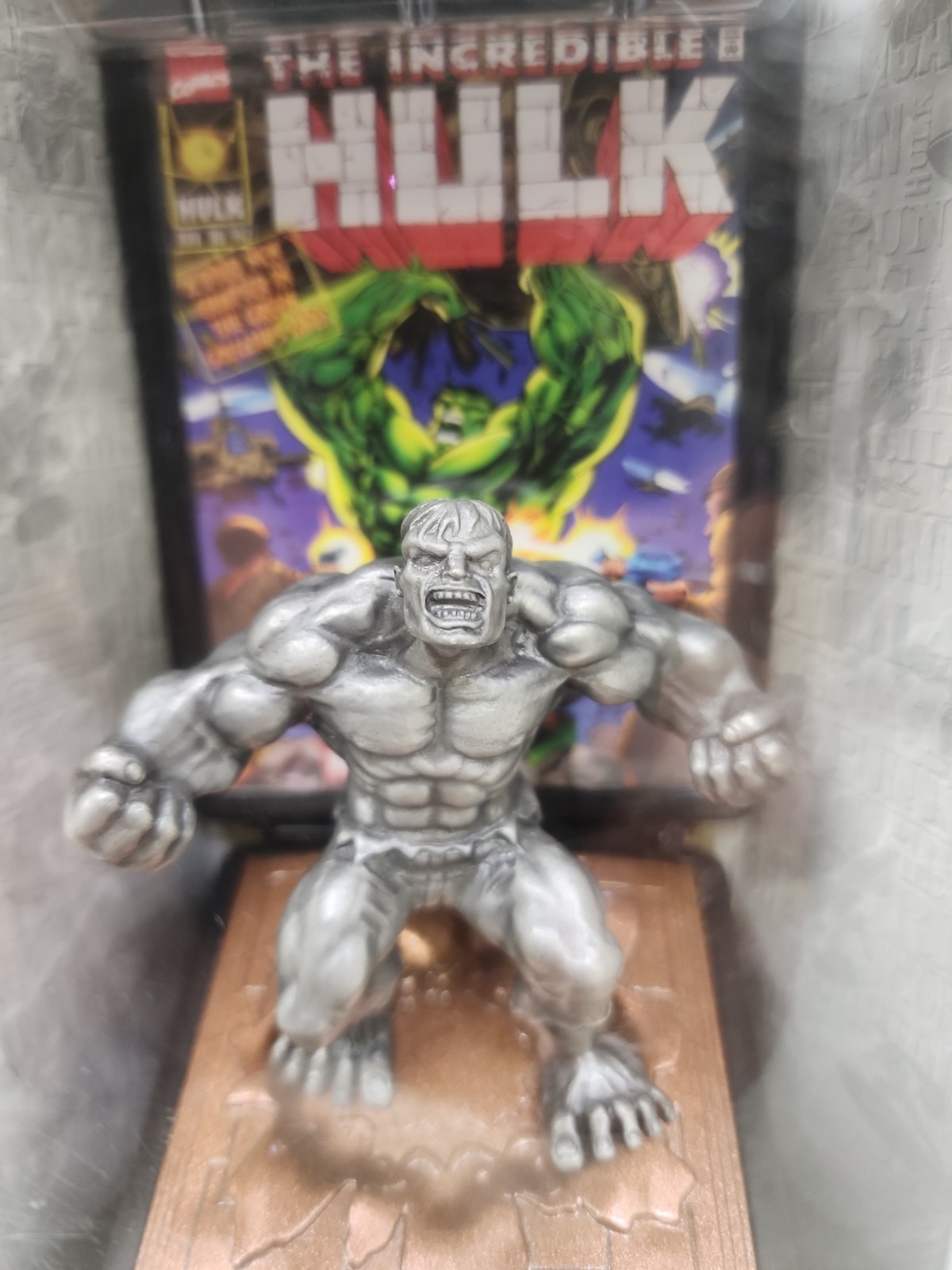 1996 HULK Modern Age Pewter Comic Book Champions Series Figure Limited Edition