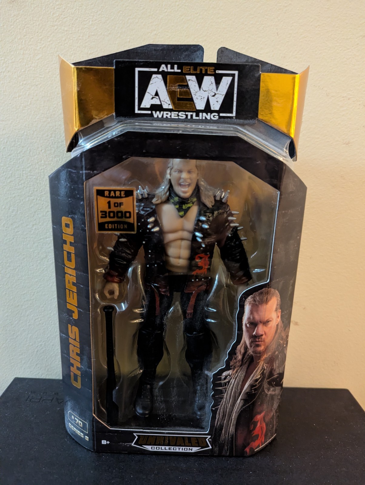 Jazwares Chris Jericho #70 AEW Unrivaled Collection Series 8 Chase Figure 1/3000
