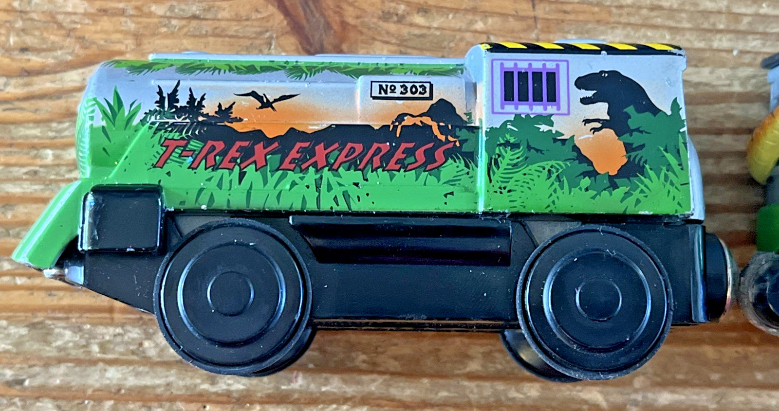T-Rex Express Train Set Engine 1998 Thomas Trains Lionel Learning Curve Dinosaur