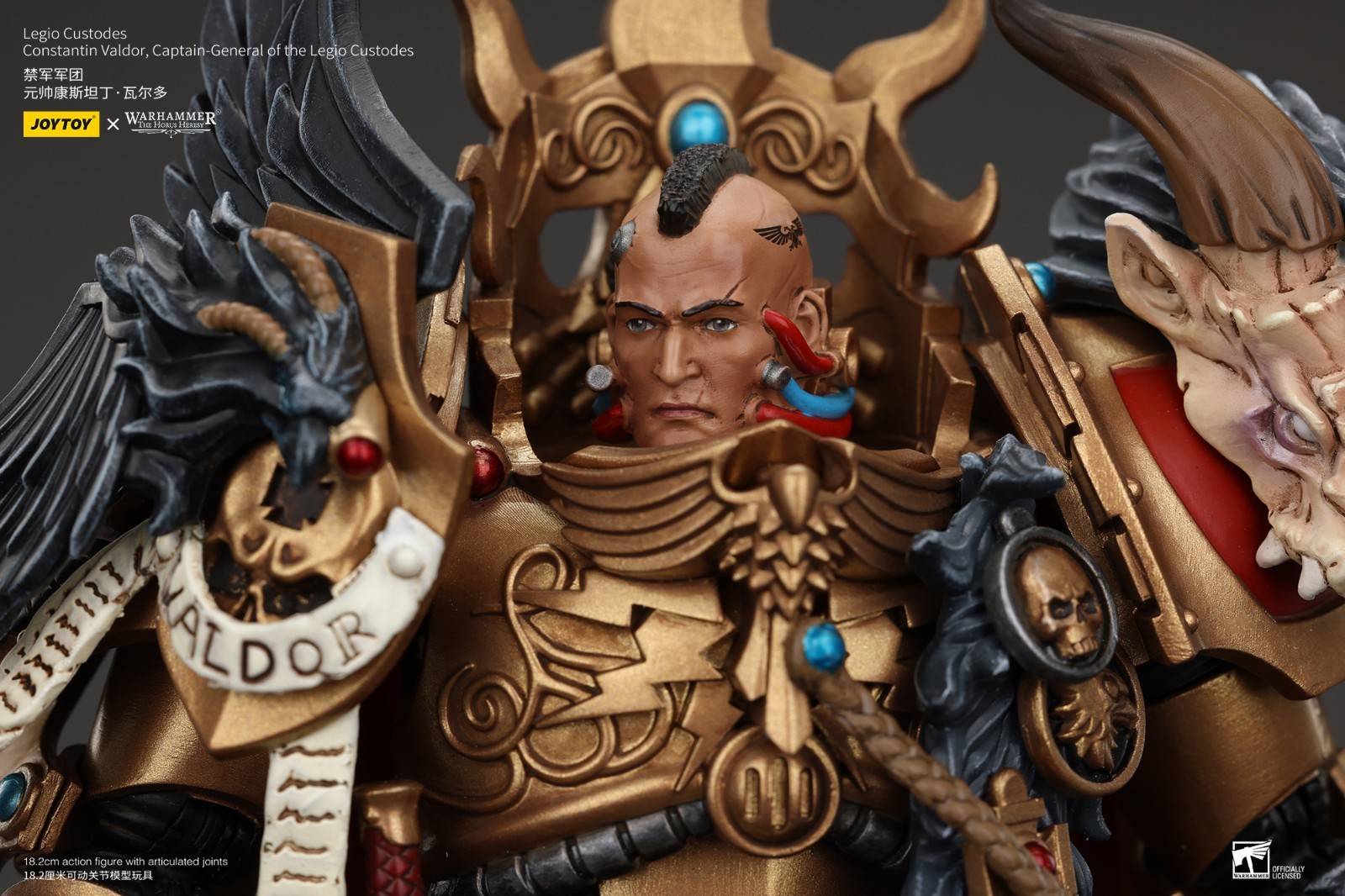 JOYTOY Warhammer 40K 1/18 Legio Custodes Constantin Valdor Captain-General