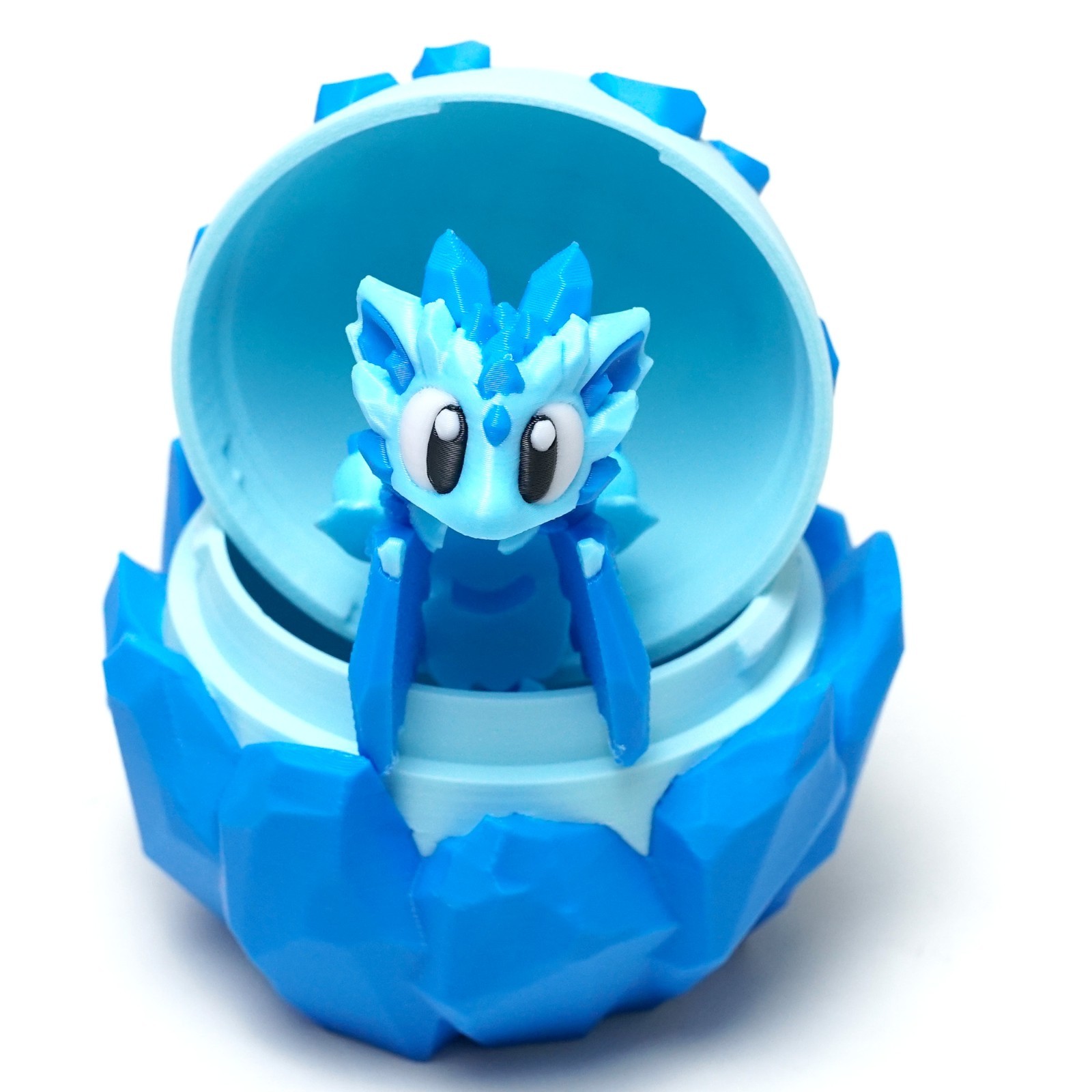 3D Printed Colorful Dragon Egg Model,Articulated Animals Figure,Toys Home Decor