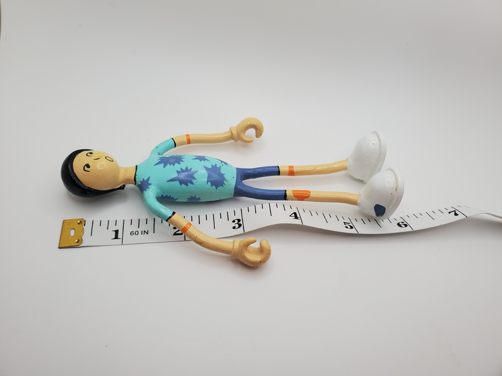 Kid Galaxy Decker Bendable 6” Action Figure Baseball Bendo Toy Vintage Loose