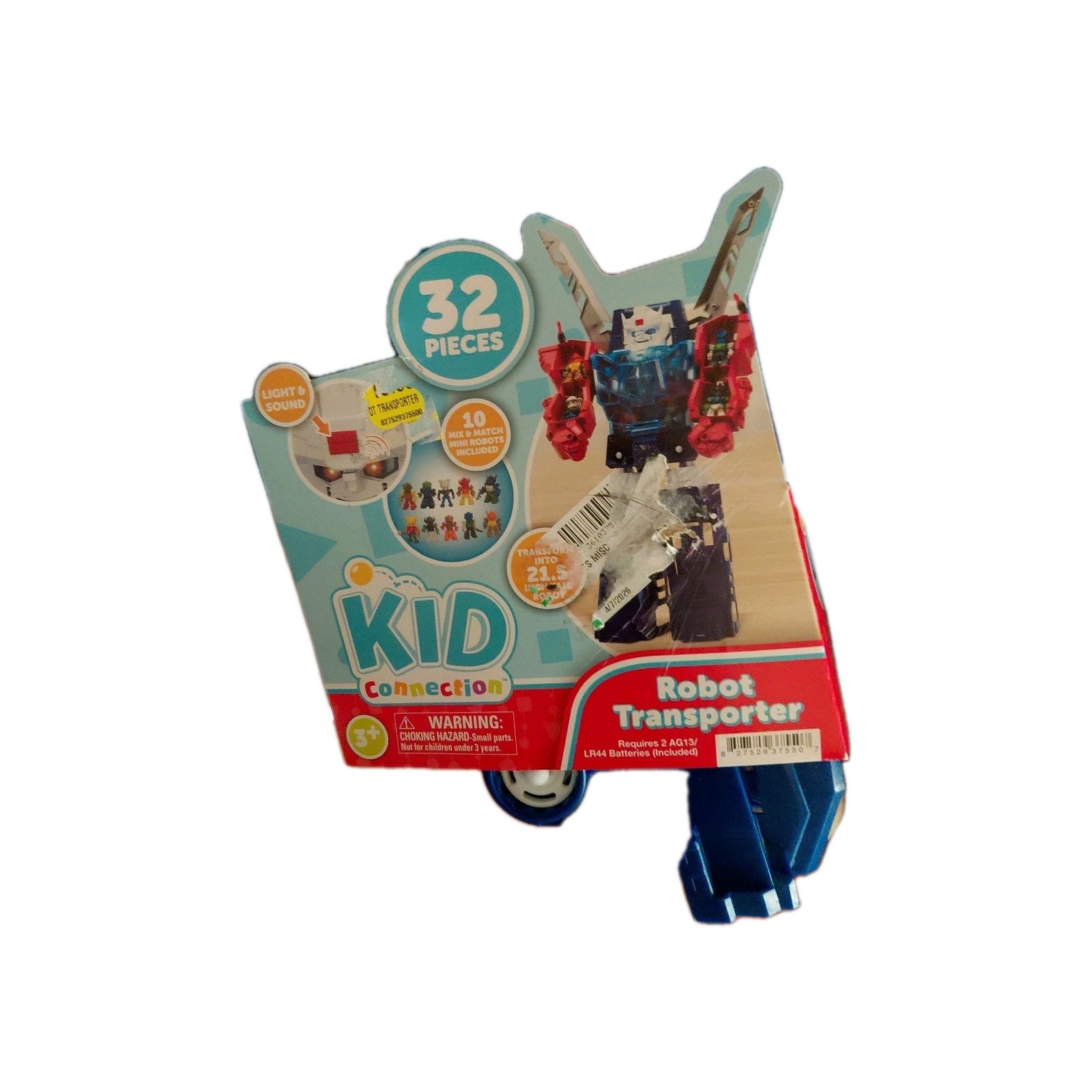 BNWT Kid Connection Robot Transporter W/Lights & Sounds – 21.5&Prime; Tall – 20230315