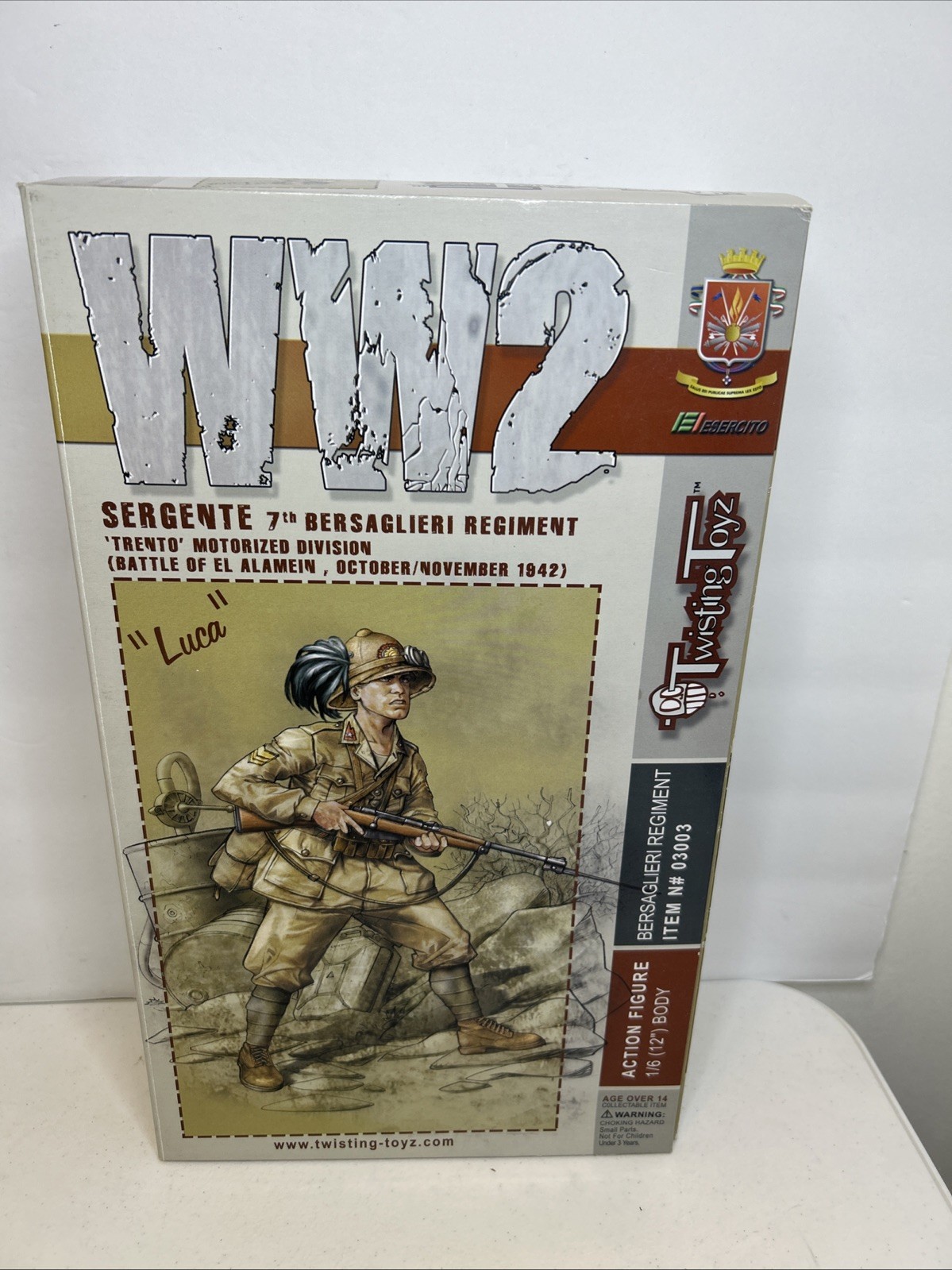 Twisting Toys WWII 1/6 Action Figure Sergente Luca Italian 7th Regiment