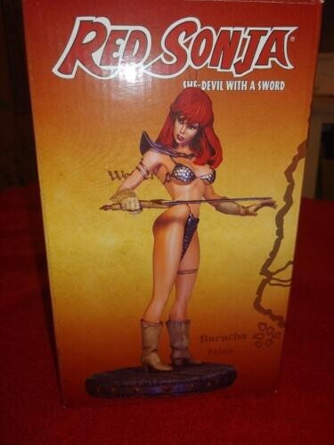 RED SONJA PORCELAIN, 7+ » DYNAMITE ENTERTAINMENT STATUE « VINTAGE » 2007 JC