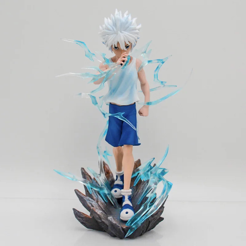 22cm Killua Zoldyck Lightning Nen Figure – Hunter x Hunter HxH Model Statue Toy