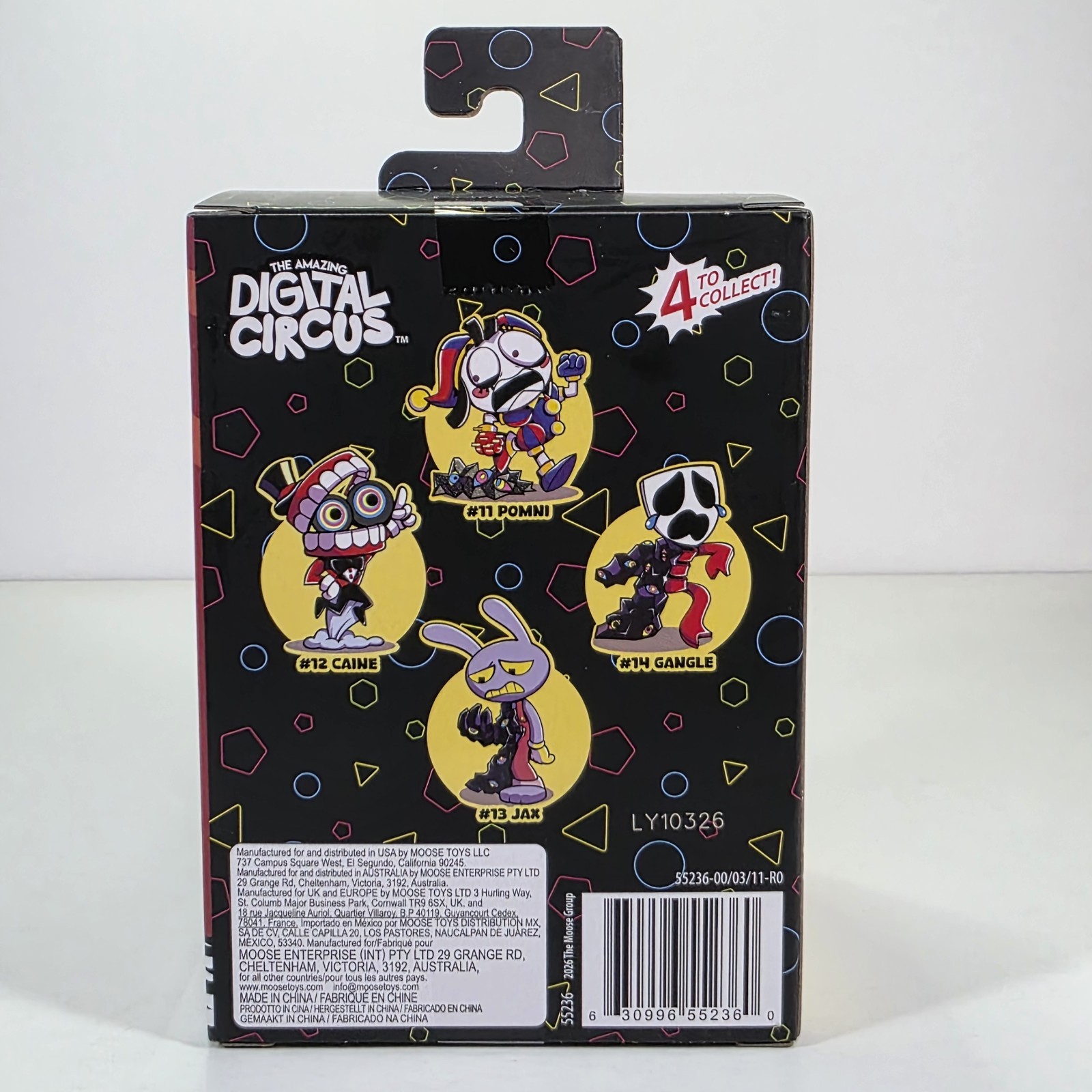 The Amazing Digital Circus Abstracted Collection #11 4&Prime; Pomni Figure w/ Card