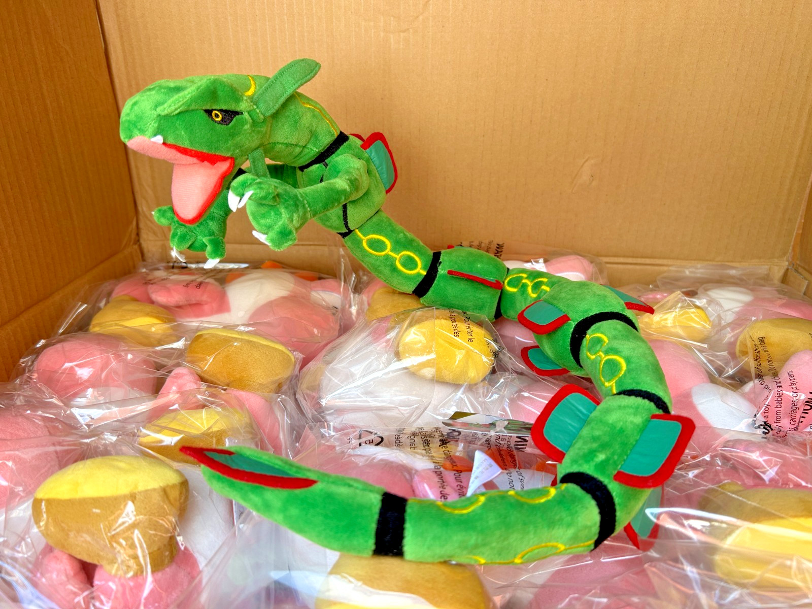 Adorable Anime Green Rayquaza Plush Stuffed Animal Plushie Doll Toy 30 inches