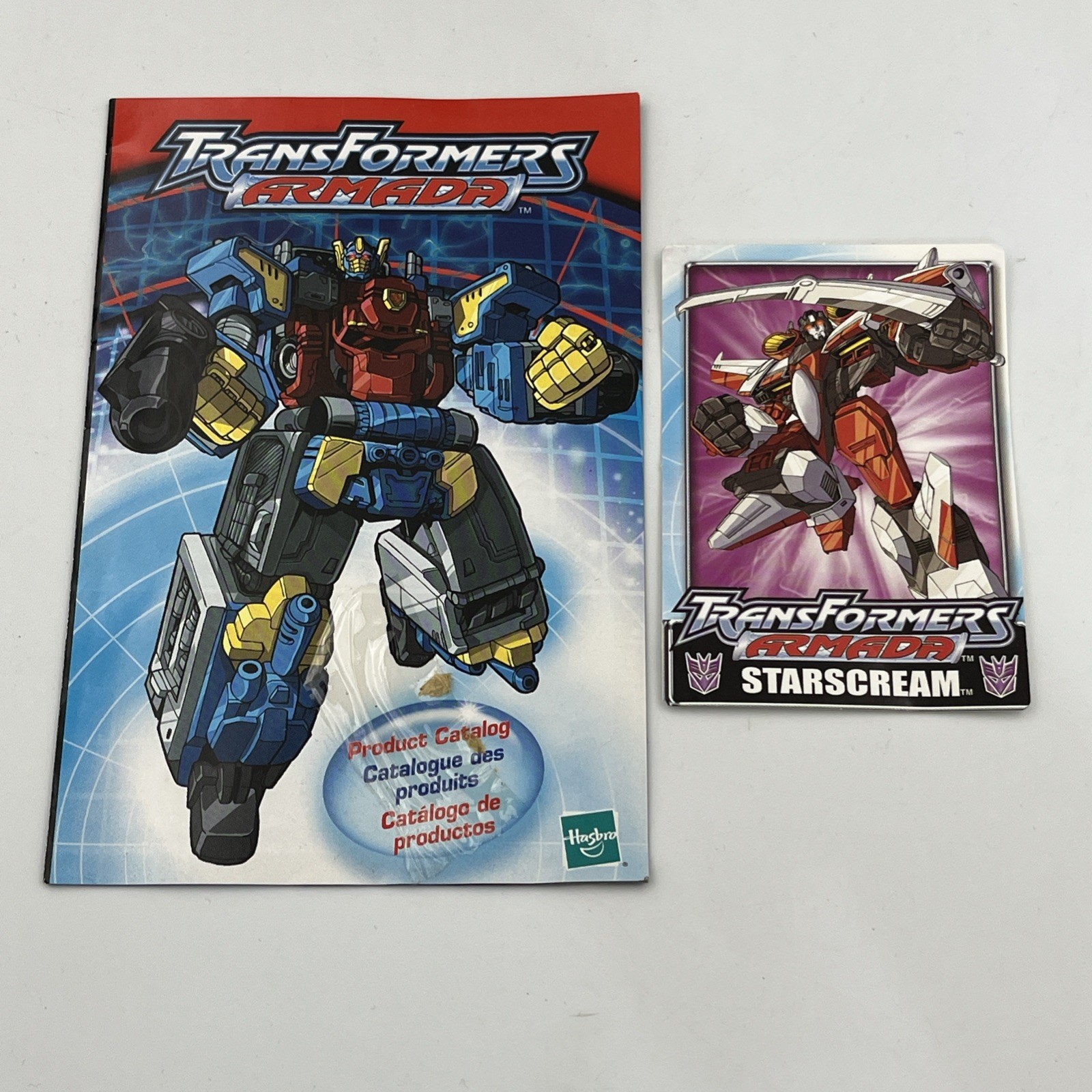 Transformers Armada Starscream Super Con Complete Missiles Instructions 2002