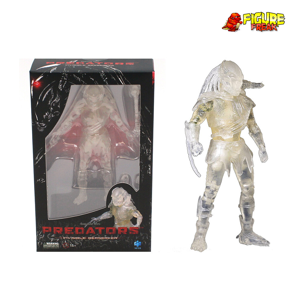 Hiya Toys Predators Invisible Berserker 4.5&Prime; Action Figure (1:18 Scale)