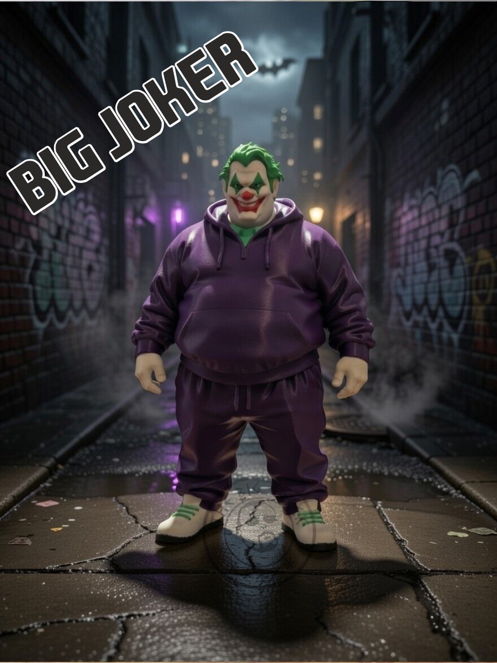 BIG MAN – BIG JOKER – Overweight JOKER Action Figure Batman Series