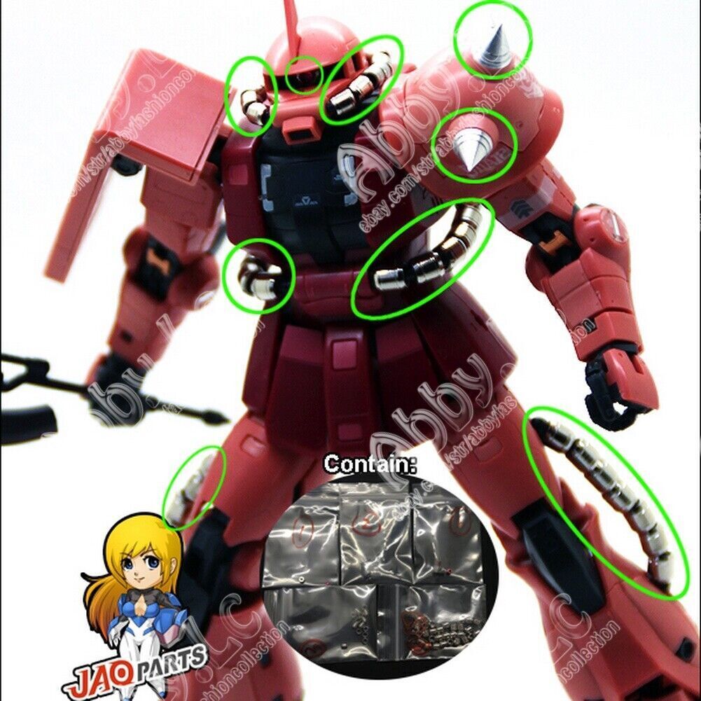 for RG 1/144 MS-06S Char&rsquo;s/MS-06F Zaku II 2 JAOparts Metal Detail up Add-on Part