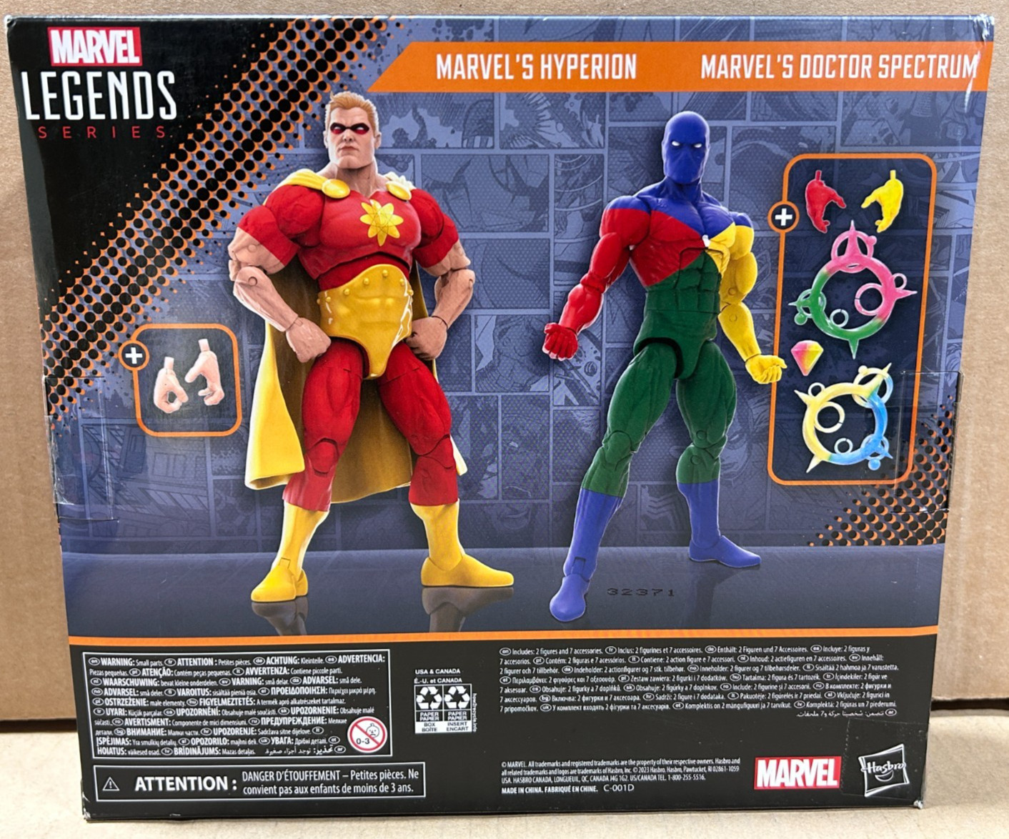 Marvel Legends Squadron Supreme 6&Prime; Figure 2-Pack Hyperion & Dr Spectrum