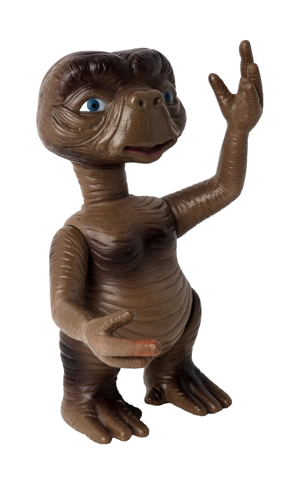 Vintage 1980&rsquo;s Vinyl Jointed E. T. Extraterrestrial Figure 6&Prime; T