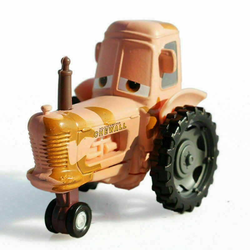 Disney Pixar Cars Firetruck Cow Tractor 1:55 Diecast Frank Model Car Toys Gift