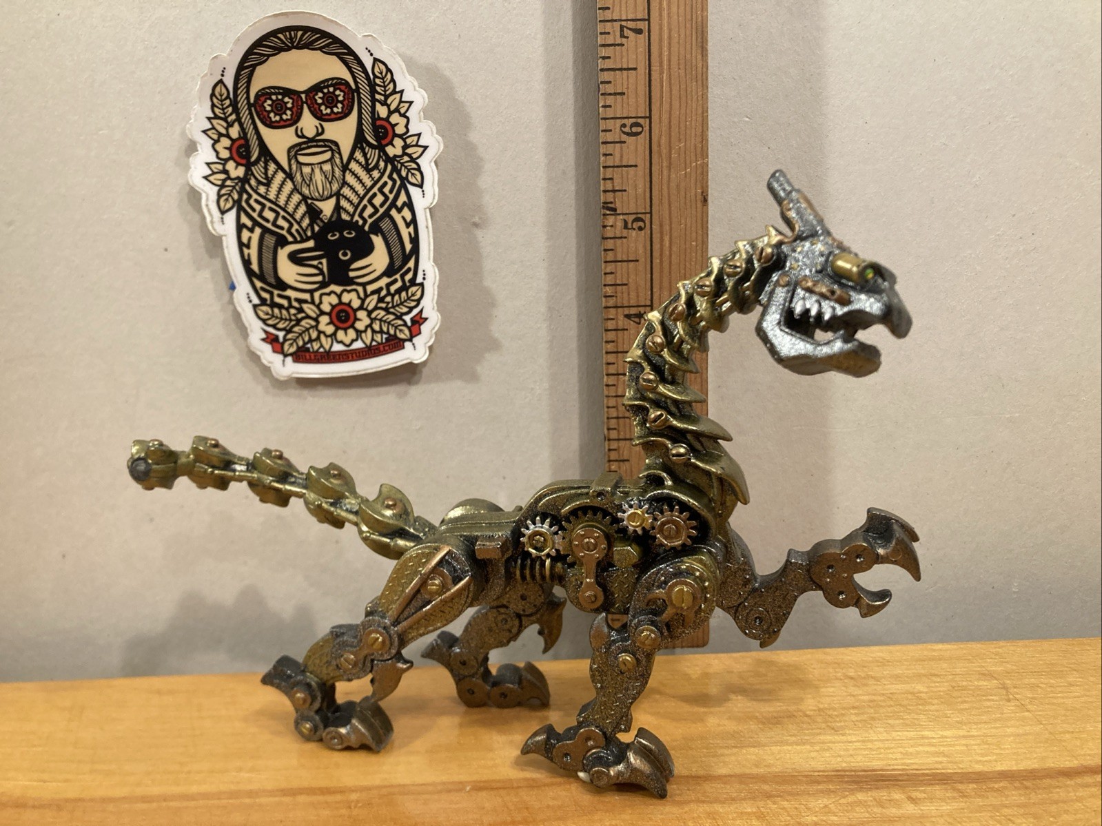 Safari LTD Steampunk Copper Clockwork Robot Dragon Figure 2019 – no tail