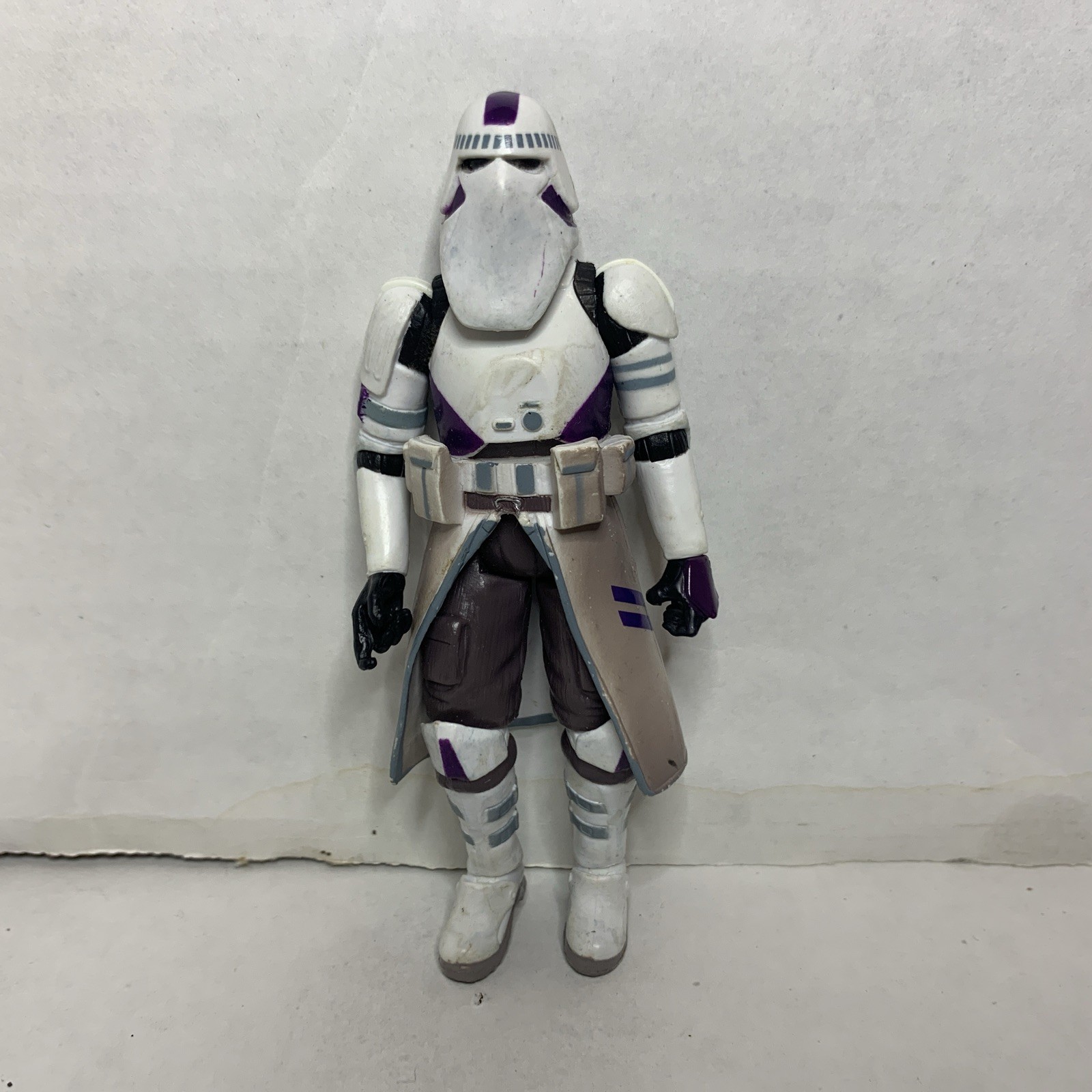 2007 Star Wars Mace Windu&rsquo;s Purple Galactic Marine 3.75 Action Figure Only Loose