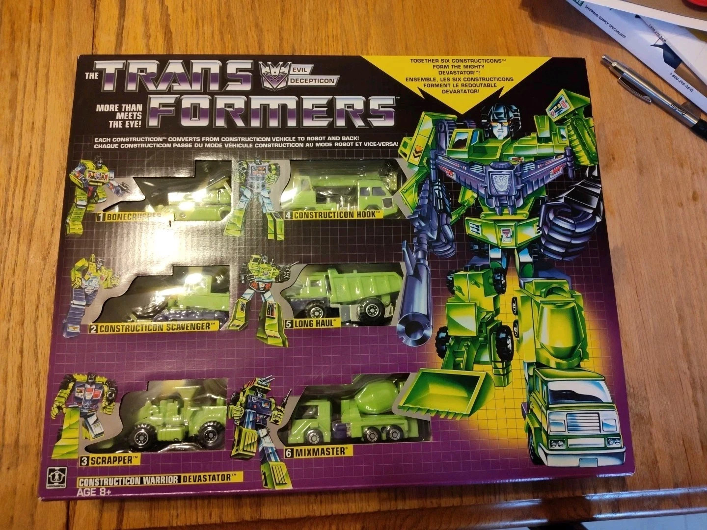 Transformers G1 Constructicon Devastator Transforming Toy Figures Re-Issue Ver.