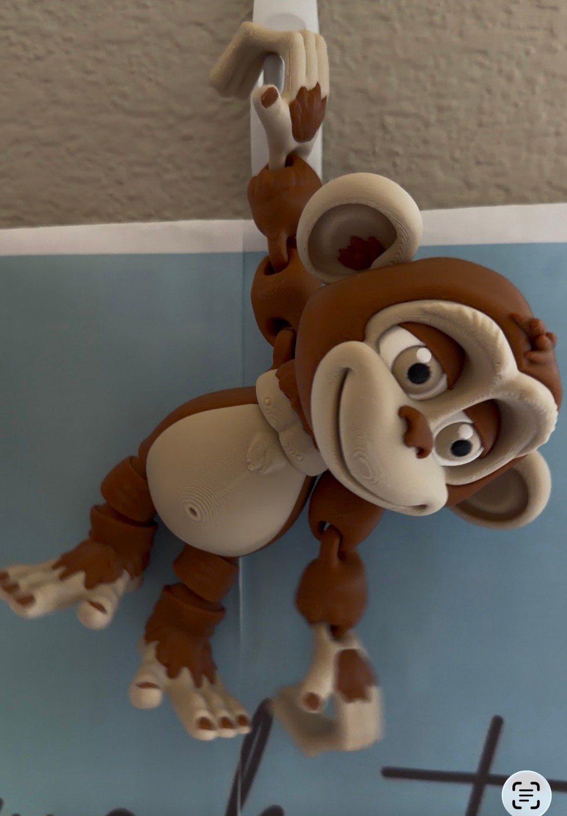 Articulated Monkey-Inspired 3D Printed Figure – Custom PLA Design(small size)