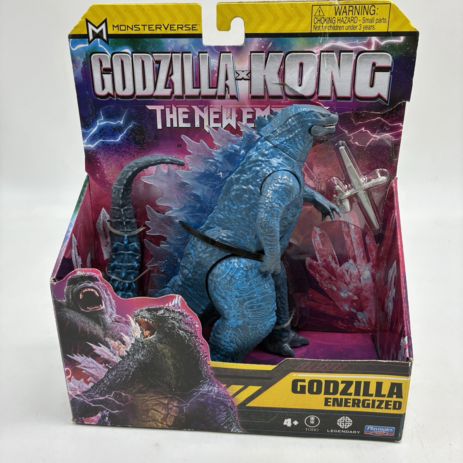 MonsterVerse GODZILLA x KONG New Empire (2024) GODZILLA ENERGIZED Damaged Box