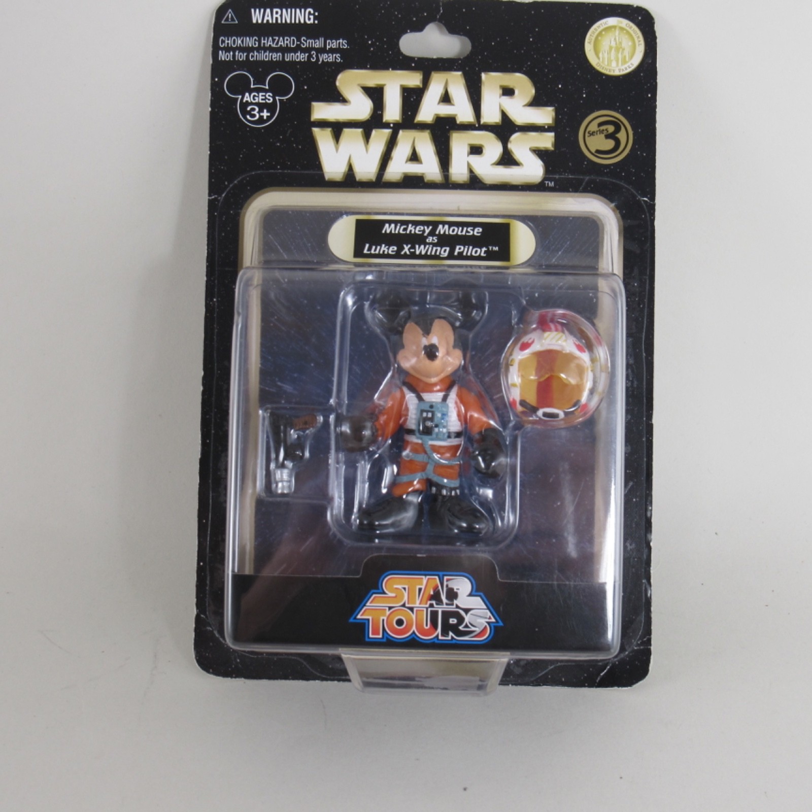 Disney Parks Star Wars Tours Mickey Mouse As Luke X-Wing Pilot Action Figure