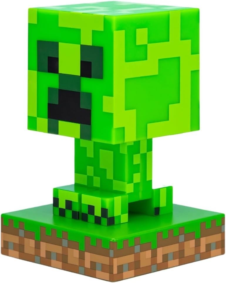 Stylish Minecraft Creeper LED Lamp – 12cm Tall – Perfect for Kids’ Rooms