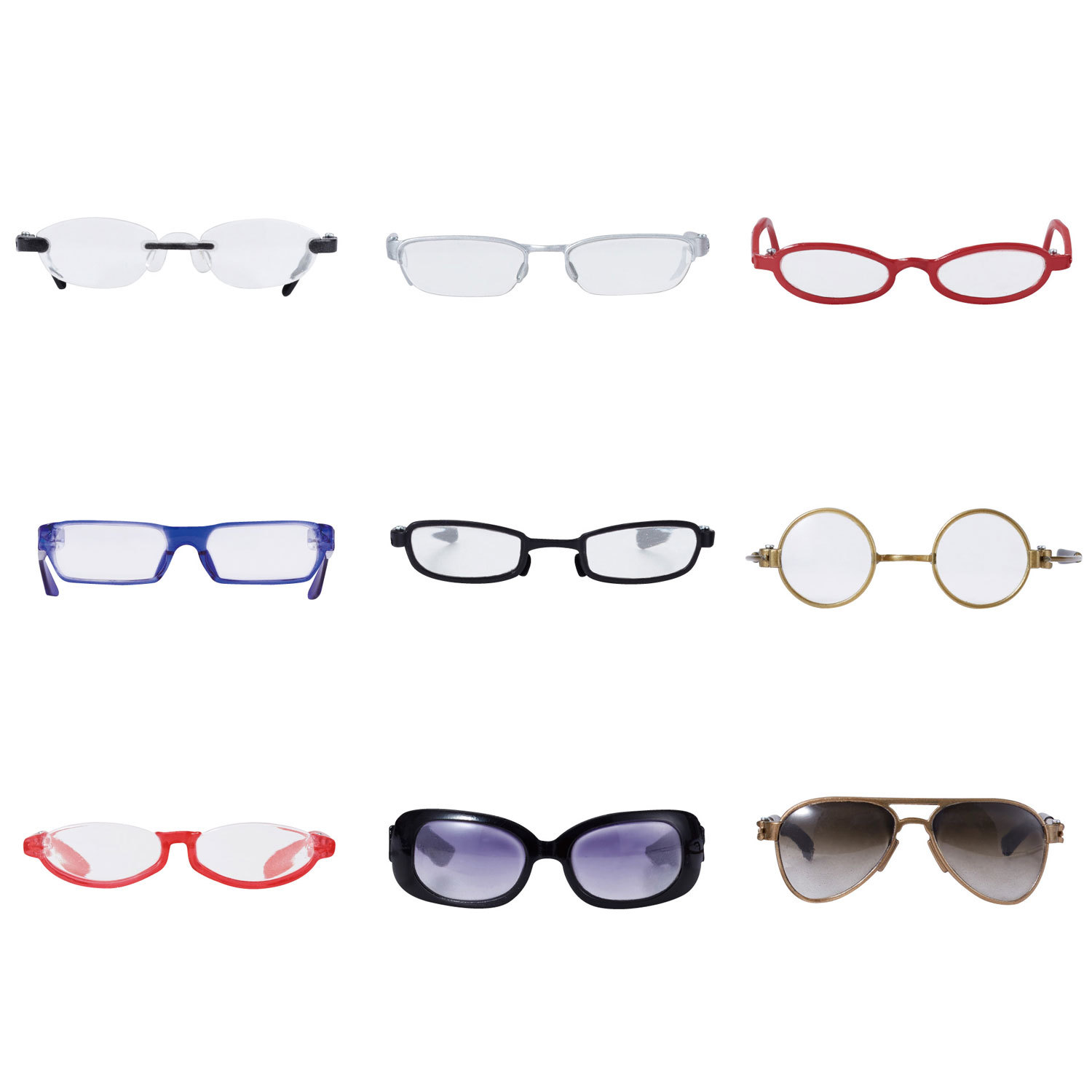 Rectangle Round Square Eye Glasses for 1/3 BJD Doll 1 Random Gashapon Toy