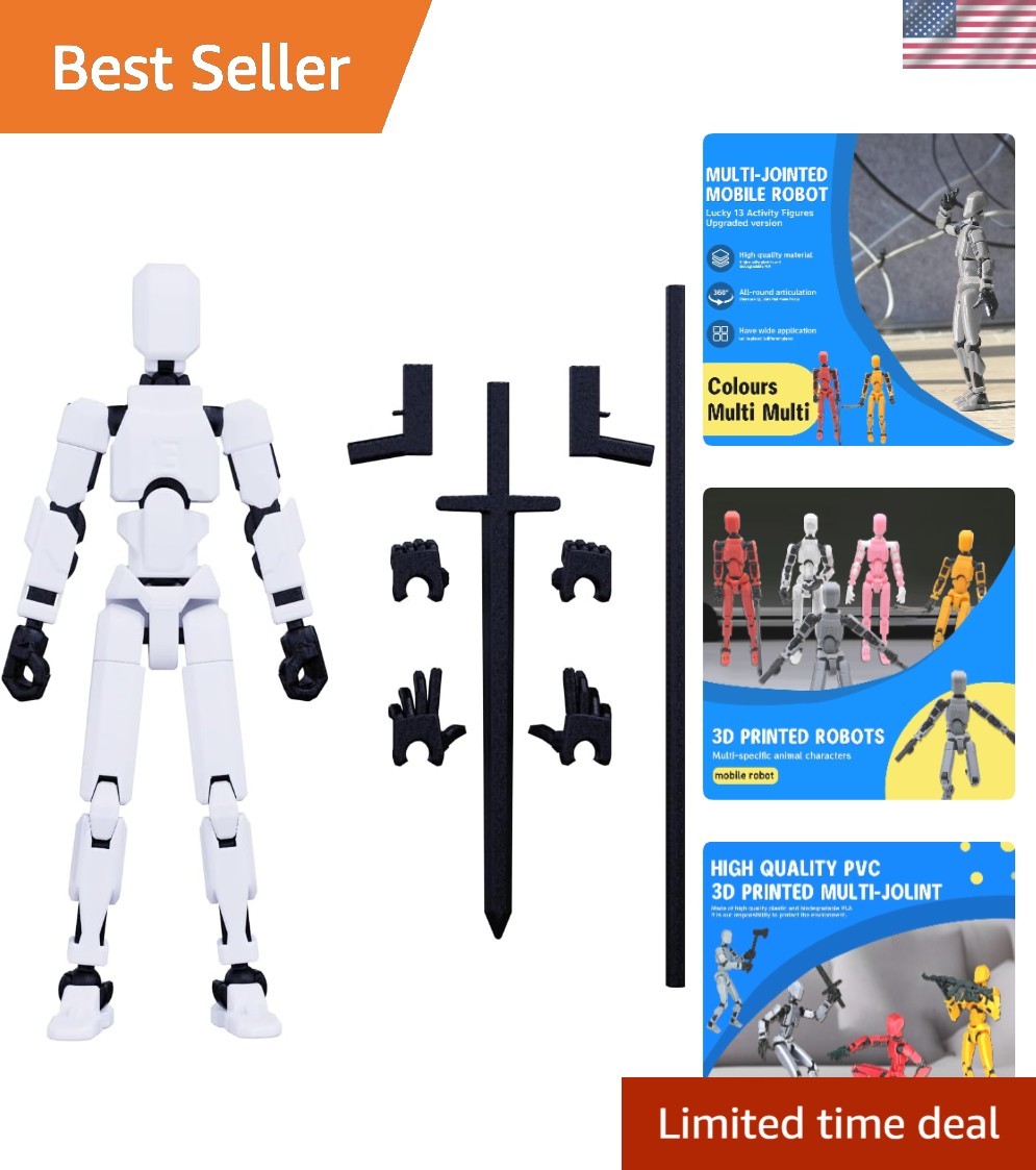 Soozafone&rsquo;s T13 Customizable 3D Printed Action Figure – Pocket-Sized Artistry