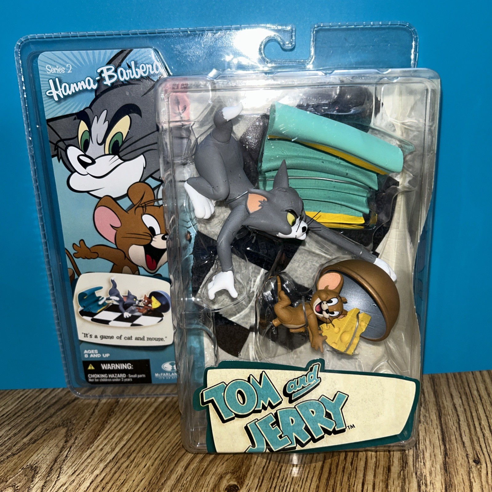 VTG 2006 SERIES 2 HANNA-BARBERA McFARLANE TOYS NIP TOY AND JERRY FIGURES