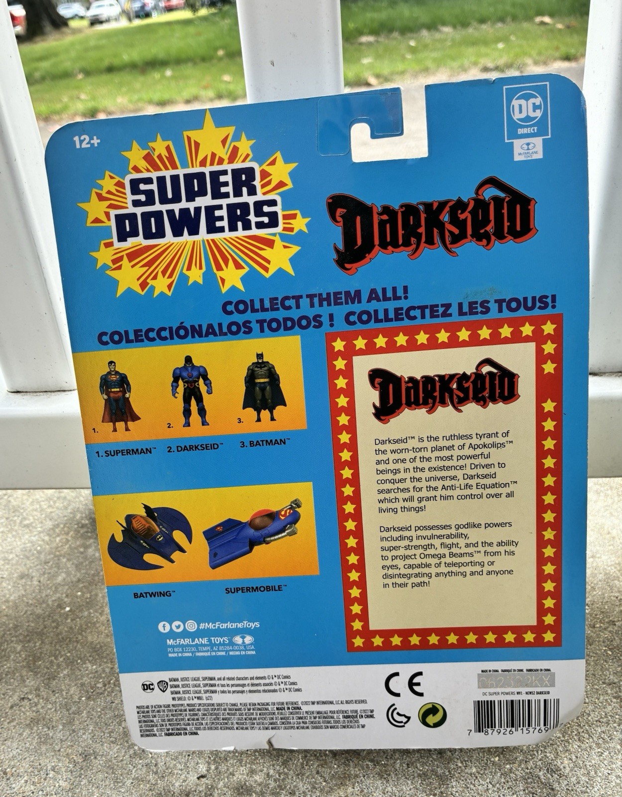 DC Super Powers Darkseid Action Figure McFarlane Toys Comic Movie New 2022