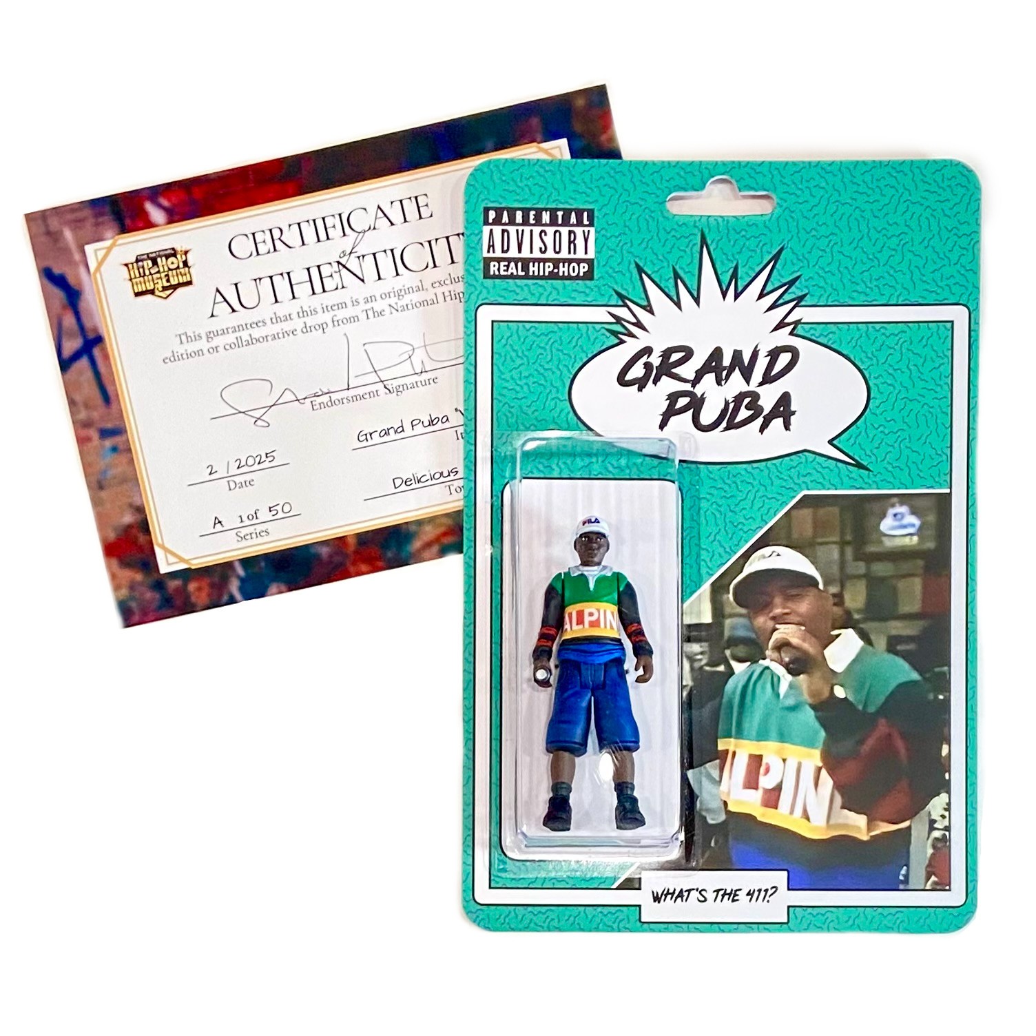 Signed Grand Puba « What&rsquo;s The 411 » Action Figure