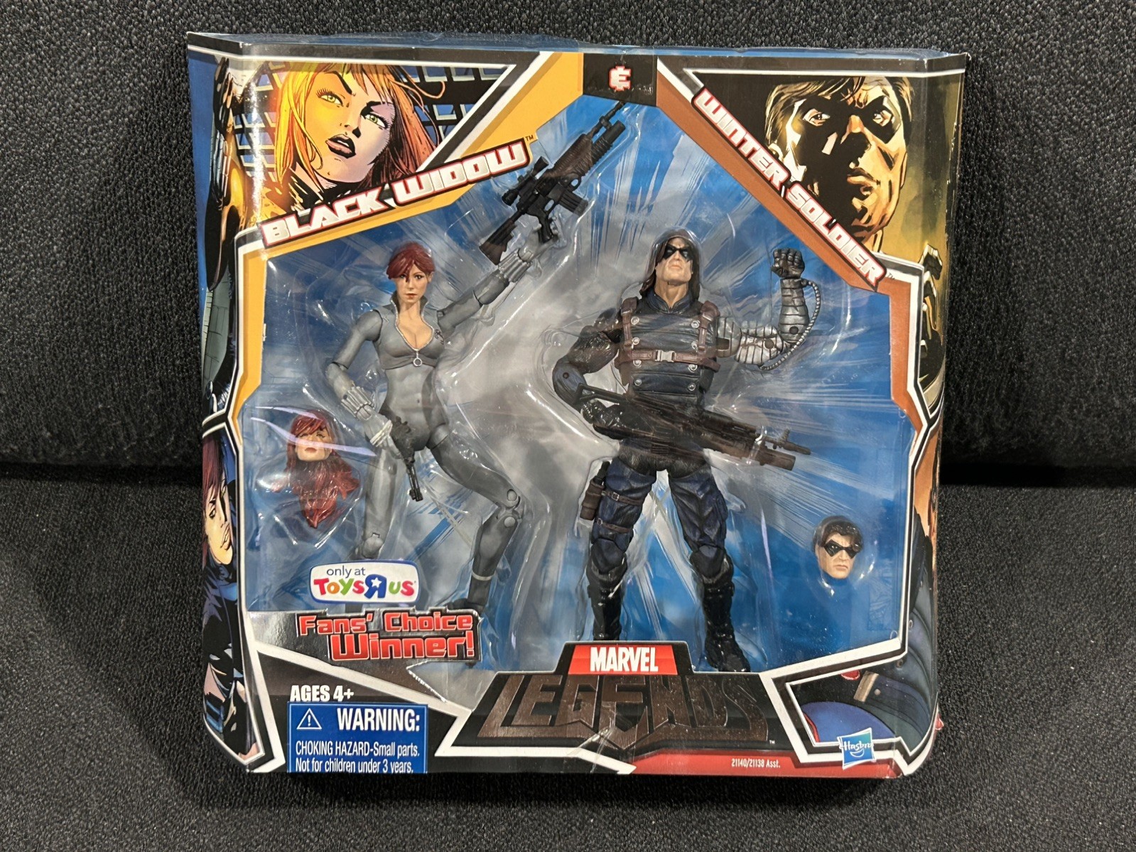 Marvel Legends Black Widow & Winter Soldier 2 pack Toys R Us Exclusive Sealed