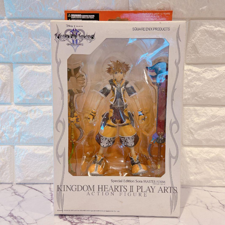 Kingdom Hearts 2 Play Arts Sora Master Form Special Edition Figure Unopened Box