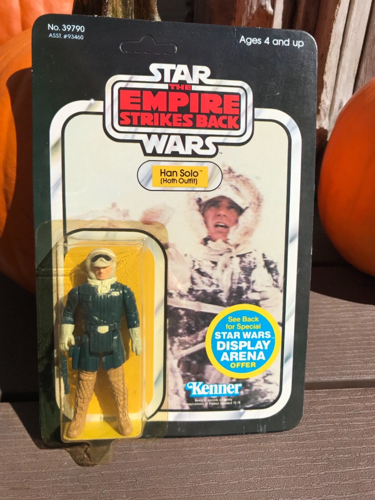 STAR WARS Vintage Kenner Empire Han Solo Hoth MOC Card 45B Figure Not AFA Graded