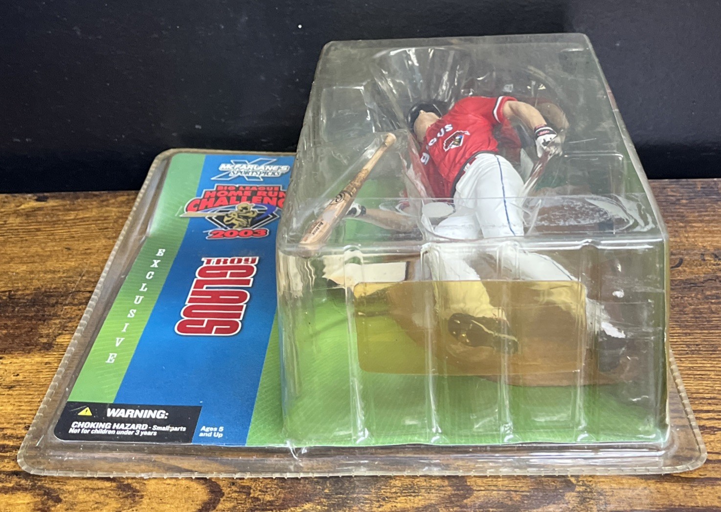 McFarlane Big League Home Run Challenge 2003 Troy Glaus 7&Prime; Figure Exclusive NIP