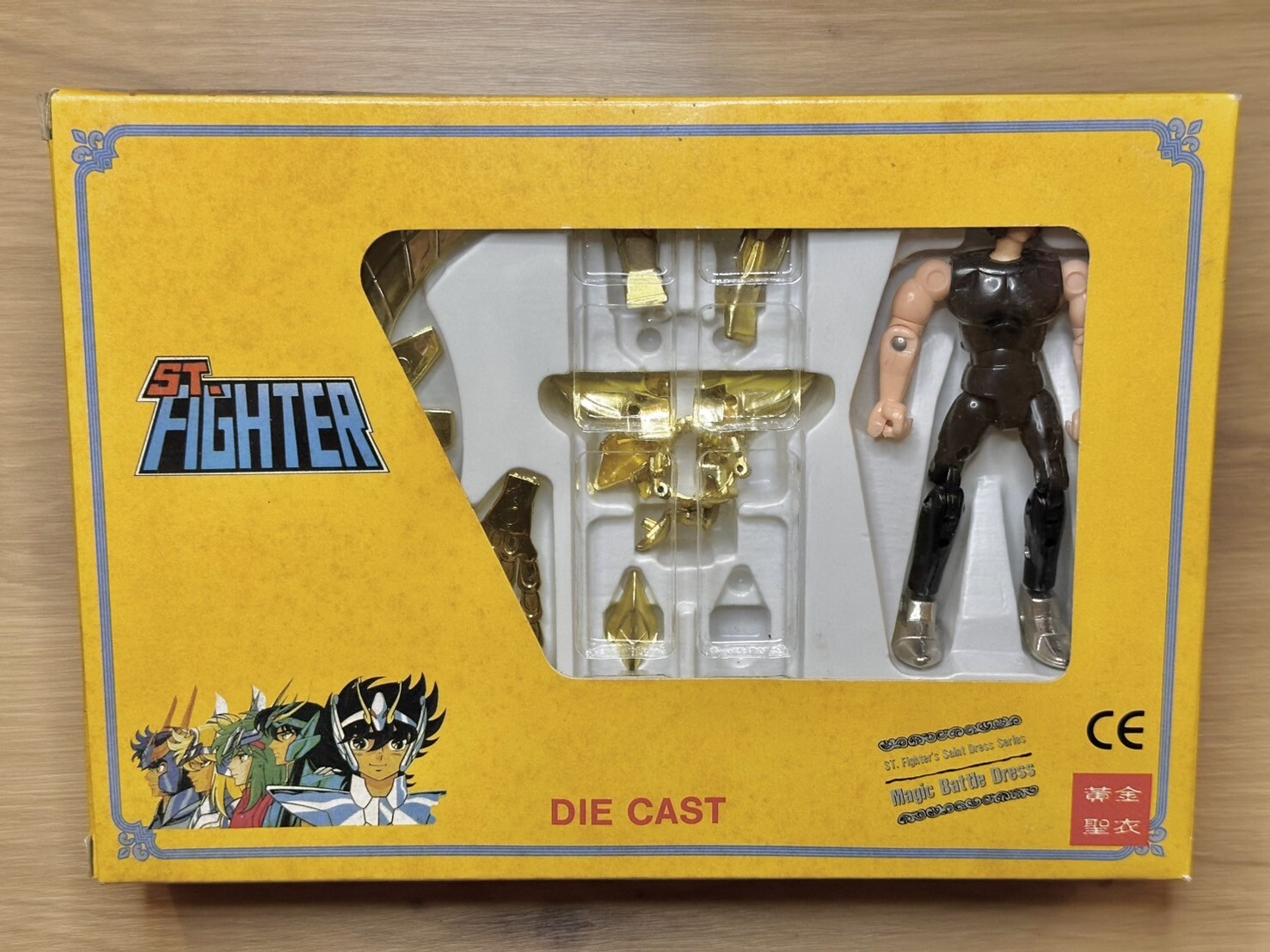 1990&rsquo;s Vintage Saint Seiya St Fighter Golden Phoenix Ikki New Bronze Cloth Ver