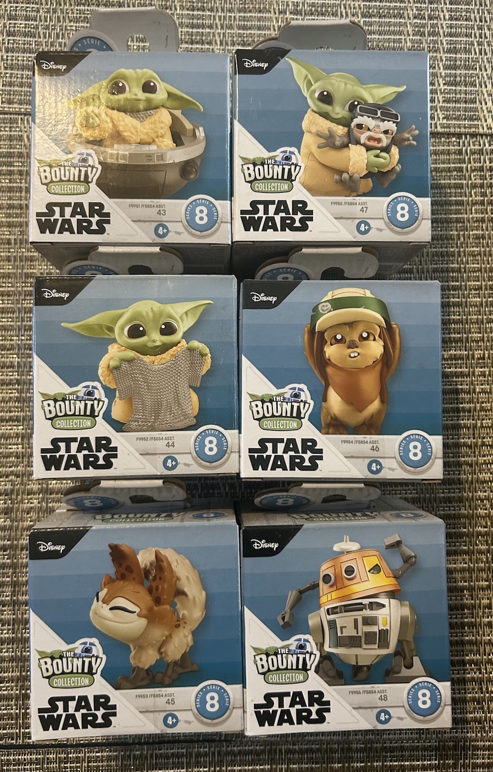 Star Wars Bounty Collection series 8 Entire Collection