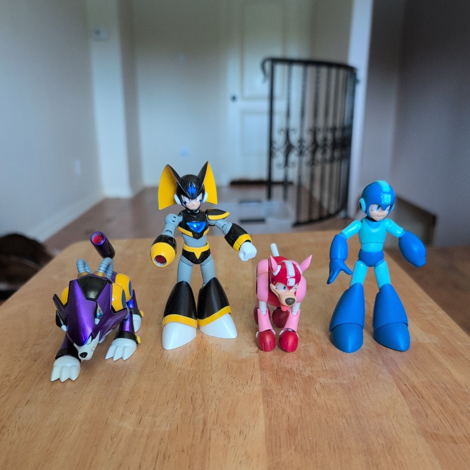 D-Arts Megaman / Rush / Bass / Treble group