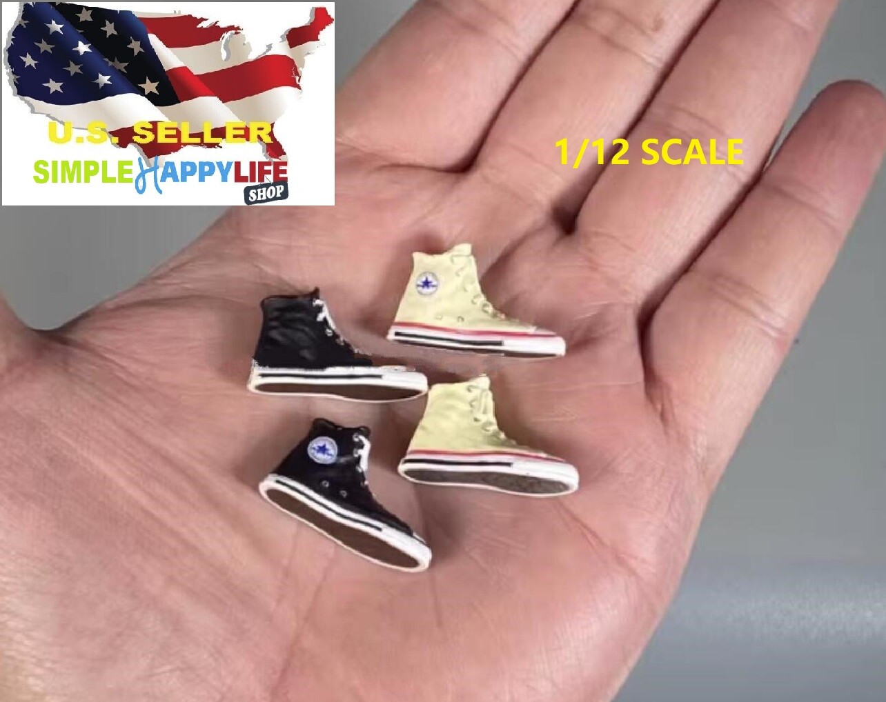 1/12 scale Men&rsquo;s Shoes casual Sneakers For 6 » Male Figure PHICEN SHF ❶USA❶