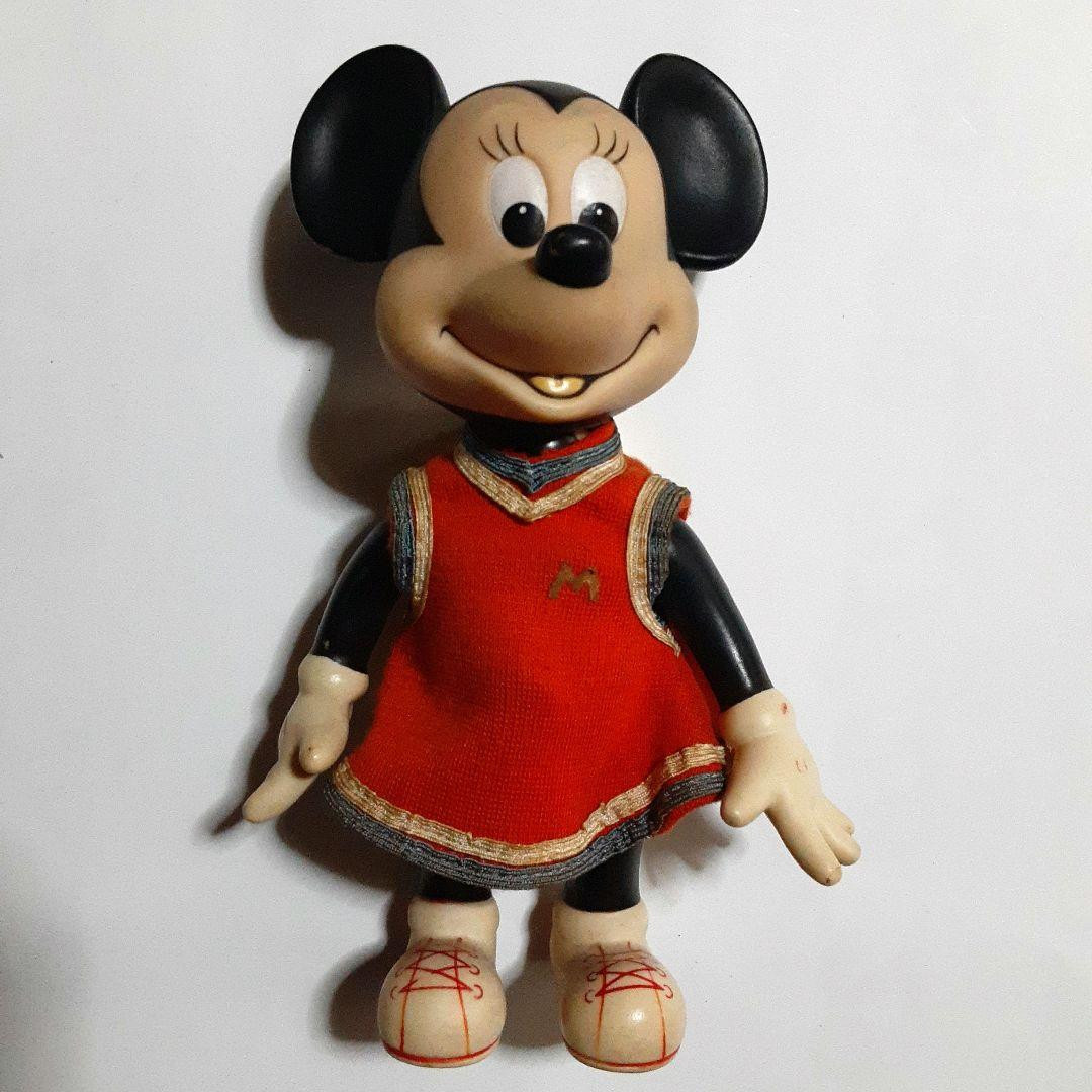 Nakajima Seisakusho Yes-No Head-Shaking Minnie Soft Vinyl Figure F/S FEDEX