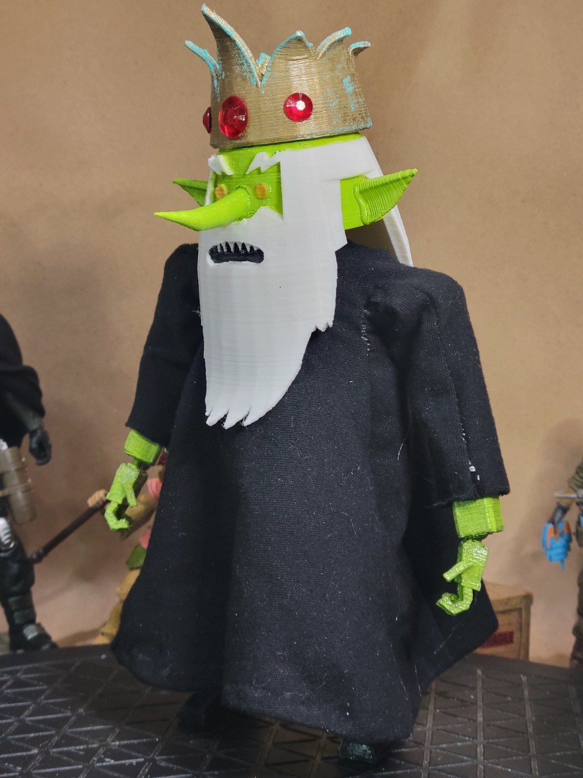 8 In. Tall 3D Printed Goblin King Custom Figure