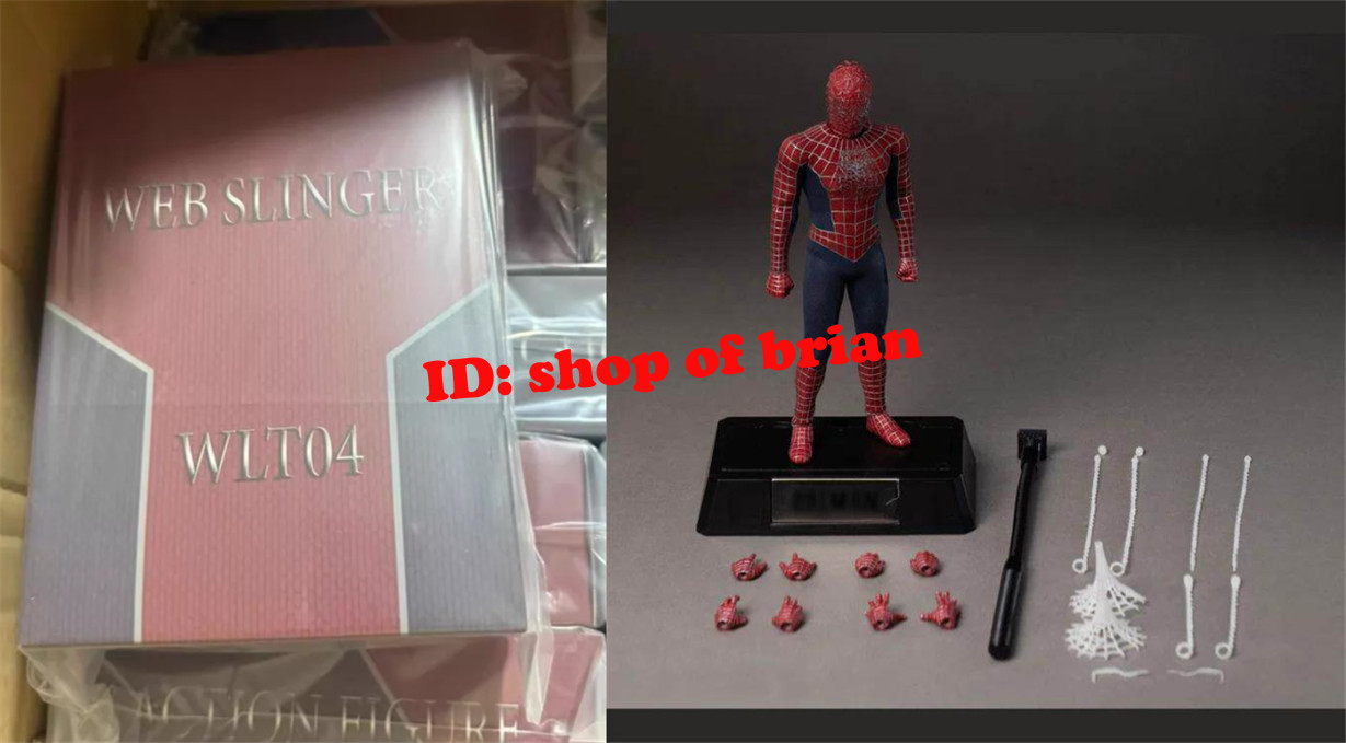 In Stock WELIKE TOYS WLT04 1/12 Spider Man Male Action Figure Model Toy