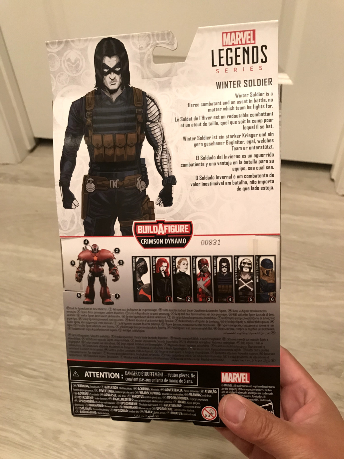 Marvel Legends Winter Soldier – Crimson Dynamo BAF new usa seller