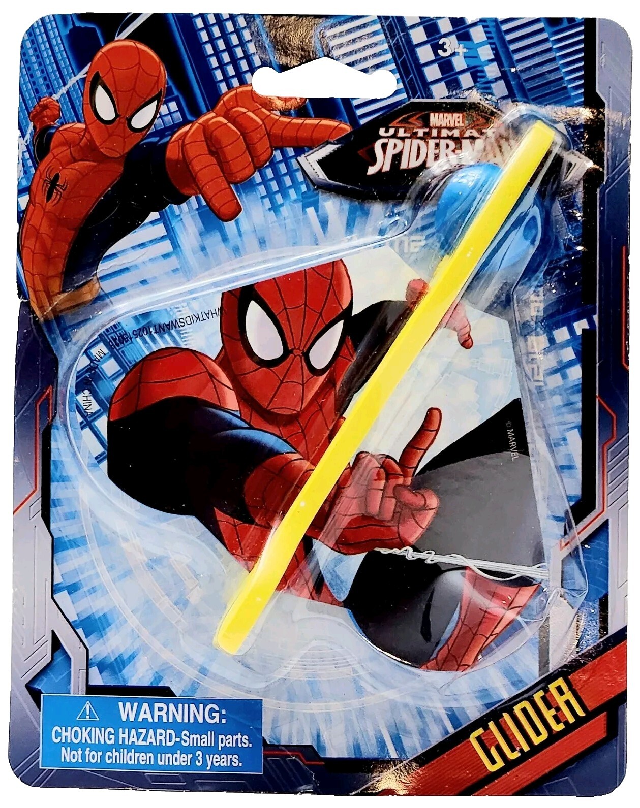 Marvel The Ultimate Spiderman Foam Glider Small 5.5 L X 5 W X 1.5 H Inch, Age 3+