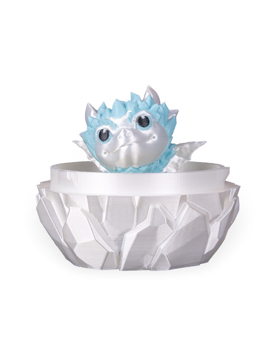 Crystal Dragon Egg – Faceted Fantasy Egg with Gemstone Texture | Crystallis