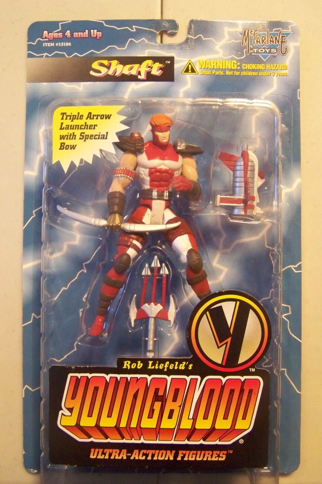 McFarlane Toys Ultra-Action Figure Rob Liefelds&rsquo;s Youngblood Shaft