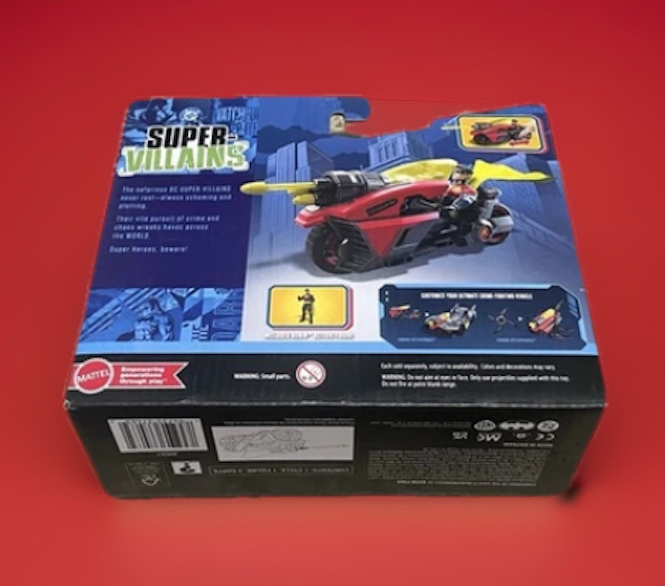 Mattel DC Premier New Robin Cycle Action Figure Motorcycle w/ Darts NIP