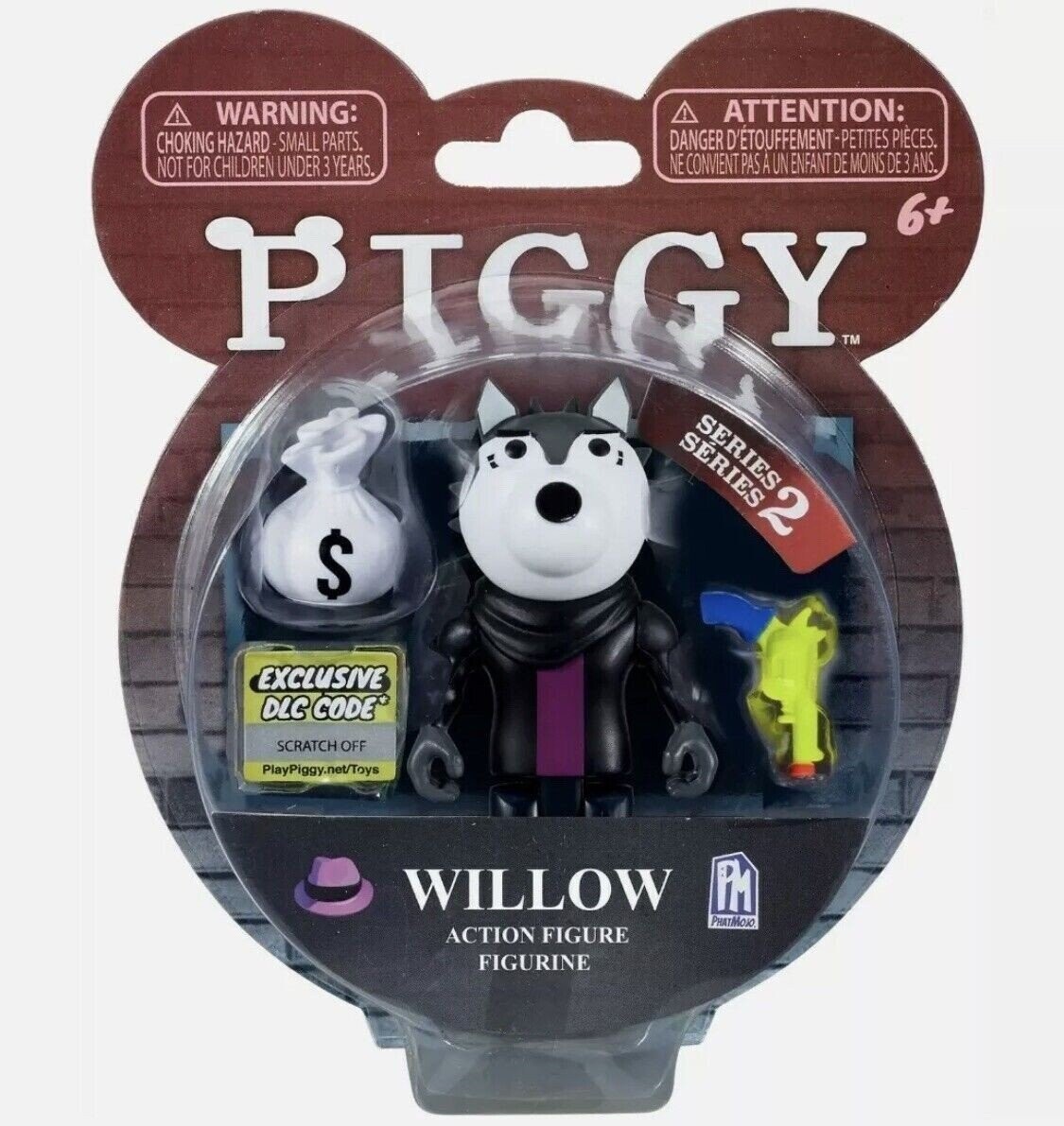 PIGGY – Willow Action Figure (3.5&Prime; Buildable Toy, Series 2) [Includes DLC]