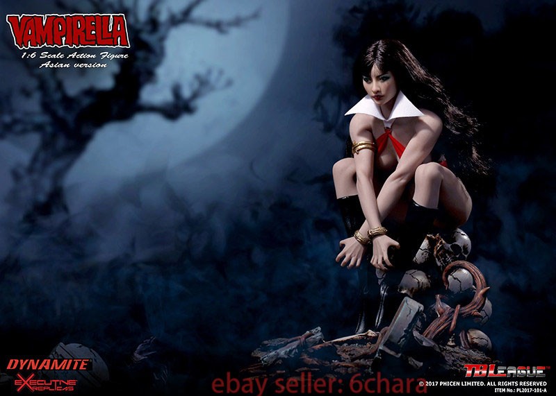 TBLeague PHICEN PL2017-101-A Vampirella 1/6 Movable Collectible Figure In Stock